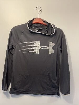 Under Armour Threadborne Talla: YLG Heat Gear Sirotech Sudadera con Capucha Negra 1299369 ¡USADA EN EXCELENTE ESTADO! Foto 1 de 4