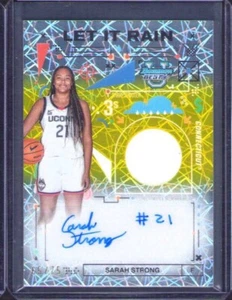 2024-25 Bowman U Best Sarah Strong "Let it Rain" Reliquia Auto - Refractor /75 - Imagen 1 de 2
