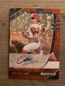 2020 Panini Prizm Draft Picks Red Donut Circle 54/99 Case Williams #PDP110 Auto - Bild 1 von 2