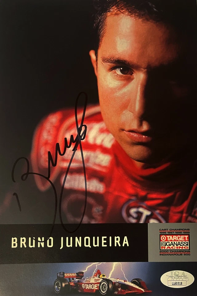 Bruno Junqueira signed Target Chip Ganassi Racing 6x9 Photo- JSA #LL60518 - Image 1 of 1