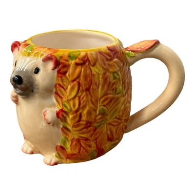 Jarra de agua de erizo mediana de 9 pulgadas muelle de porcelana 1 cerdo de seto nueva con etiquetas Foto 1 de 4