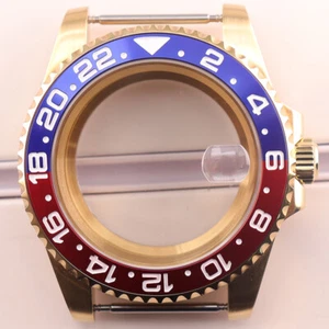 GMT 40mm 2824 nh35 Watch Cases Accessory Cyclops Sapphire Glass For 28.5mm Dial - Picture 1 of 36