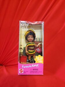 Vintage 1999 Mattel Barbie Kwanzaa Keeya (Kelly) African American Doll NRFB