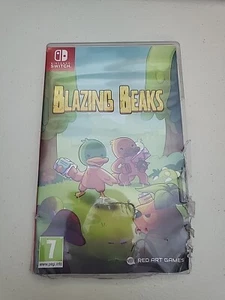 BLAZING BEAKS - Nintendo Switch Red Art Games US Seller *See Photos For Case Con - Picture 1 of 6