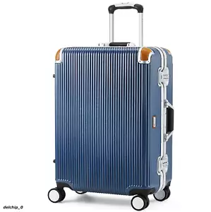 Swiss Military Large 4 Wheel Spinner Hardside Case 24” Pacific Blue - Picture 1 of 6