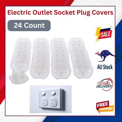 24x Baby Child Safety Power Board Covers Protective Socket Outlet Point Plug NEW • 8.99$