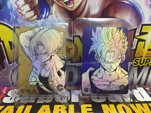 Future Trunks & Future Gohan Lámina de boceto especial Dragon Ball GT Heroes Como nuevo - Imagen 1 de 9