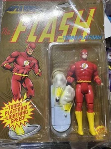 DC Comics Super Heroes The Flash Action Figure Turbo Platform SEALED 1991 ToyBiz - Bild 1 von 3