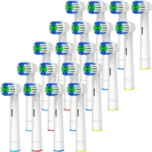 Testine Compatibile con Braun Oral b Spazzolino Elettrico, 20 Testina di Ricambi - Foto 1 di 12