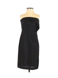 Ann Taylor LOFT Kleid Damen 0 schwarz trägerlos Plissee Cocktail Bleistift - Bild 1 von 2