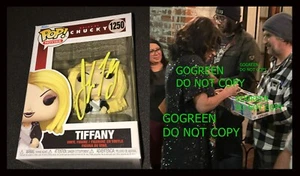 Jennifer Tilly signed Tiffany funko pop Bride Chucky poster Child's Play photo - Picture 1 of 8