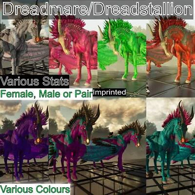 MY ARK ASCENDED Ark Survival Ascended Pve Dreadstallion / Dreadmare 362 Lvl include / HIGH STATS
