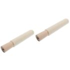  2 Pc Jewelry Tools Wooden Handle Ring Sizer Measuring Maker Gemstone