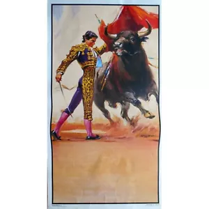 CORRIDA TORO Torero Affiche BALLESTAR Vierge LAMINOGRAF 530X970 mm SOLER CCN-178 - Imagen 1 de 1