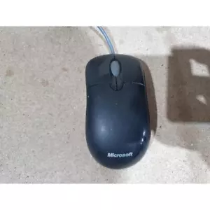 Microsoft Basic V1.0 1094 Optical Mouse Black USB Wired Scroll Wheel 3-Button - Picture 1 of 6