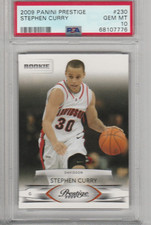 Stephen Curry 2009-10 Panini Prestige Rc #230 Gem Mint PSA 10