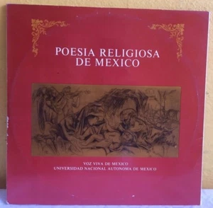 UNAM LITERATURA MEXICANA SERIES, ALEJANDRO AVILES -POESIA RELIGIOSA DE MEXICO-  - Picture 1 of 8