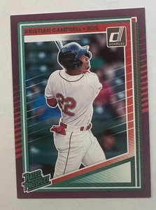 2025 Donruss Kristian Campbell Rated Prospect Purple Border - Picture 1 of 2