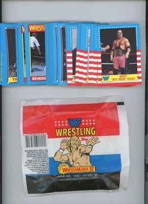 1987 WWF Wrestling Partial Base Set (62/75). Wrestle Mania III. Hulk Hogan - Image 1 of 4