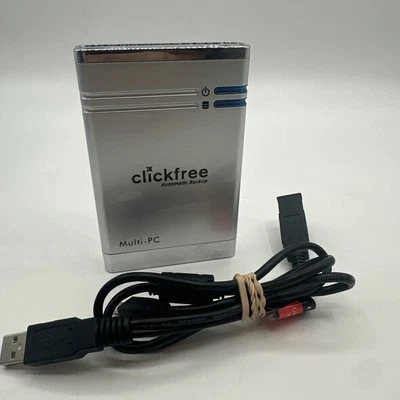 Clickfree Automatic Backup 160GB USB Hard Drive HD801 W/USB Cable - Image 1 of 3