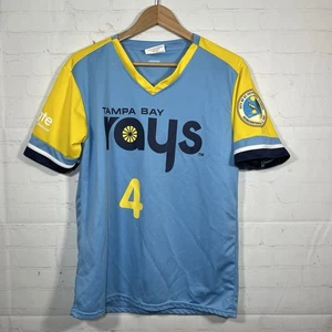 Tampa Bay Rays Blake Snell SGA Trikot Shirt Medium Gelb Blau Retro Pelikane - Bild 1 von 11