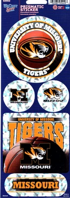 Missouri Tigers 4"x11" Prismatic Sticker Set / Decal Sheet *Free Shipping - Image 1 of 2