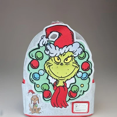 Nuevo Loungefly The GRINCH con Mini Mochila Max Dr. Seuss - Edición Limitada  Foto 1 de 4