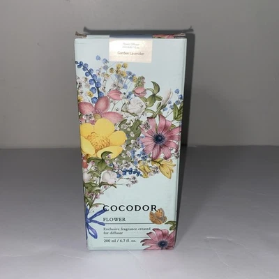 COCODOR Flower Reed Diffuser Set / 6.7oz / Garden Lavender/Scent Diffuser with  - Image 1 of 2