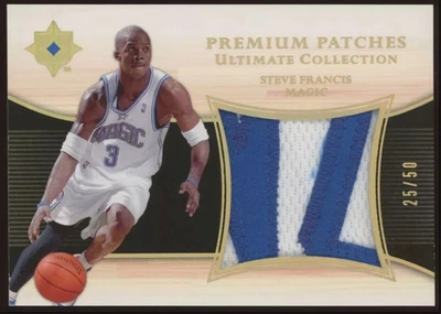 Steve Francis /50 #PP-SF 2005-06 UD Ultimate Collection Premium Patches GU Patch - Image 1 of 3