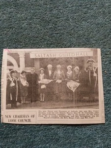 Sk170 Ephemera 1971 Picture saltash A Gordon Bellingham Rev Henry Carr - Picture 1 of 1