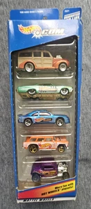 1998 HOT WHEELS HOT WHEELS.COM GIFT PACK 5 CAR SET UNOPENED BOX  25371  Woody - Picture 1 of 4