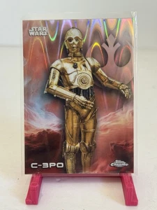 2025 Topps Chrome Star Wars C-3PO Ray Wave - Picture 1 of 2