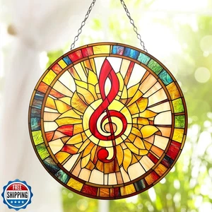 OTAKU KRAFT Teacher Musical Suncatcher Window Decor Music Gift fo - Picture 1 of 5