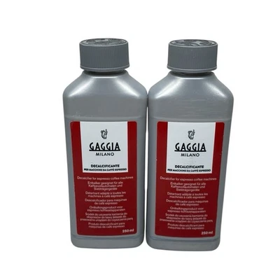Gaggia Decalcifier Descaler Solution 250ml (2 Bottles) - Image 1 of 2