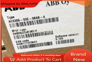 Nuevo Inversor ABB Original 1 PIEZA ACS355-03E-08A8-4 ACS355 4KW Sin Teclado - Imagen 1 de 5