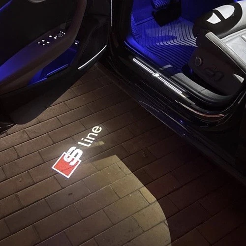 2 Stück kompatibel mit Autotür Licht Projektor für AUDl-LED-Einstiegsbeleuchtung - Bild 1 von 3