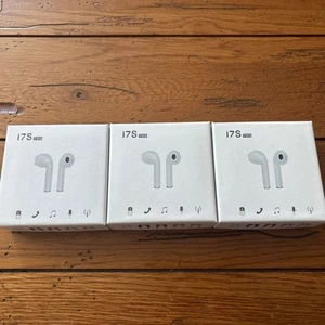 3- Smart Earphone for iPhone With Charging Box i7s Earbuds For iPhone &Android - Picture 1 of 12