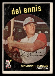 1959 Topps #255a Del Ennis - VG-VGEX *TedsCardShack* - Picture 1 of 2