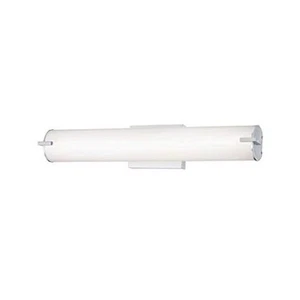 1-Light LED Multi Color Temperature Wall Fixture in Brushed Nickel 24 Inches - Picture 1 of 7