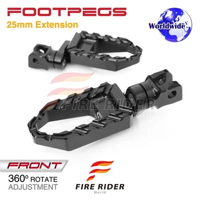 Para Aprilia RSV4 1000 R Factory 09- BUZZ 1 pulgada Riser Rider Touring estriberas Foto 1 de 4