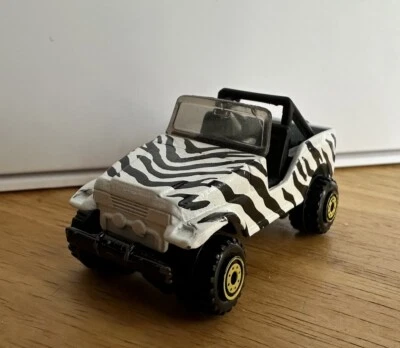 Vintage 1999 Hot Wheels Jeep Zebra Colors - Image 1 of 4