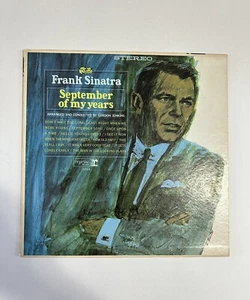 Frank Sinatra September of My Years Gordon Jenkins Reprise Record 33rpm VINYL - Foto 1 di 4