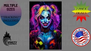 Harley Quinn Vinyl Car Window Decal Graphic TOOLBOX Sticker - Picture 1 of 9