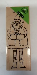 Hero Arts Mounted Stamp Tall  Santa St Nick Kris Kringle  - Picture 1 of 3