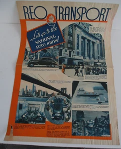1936 REO TRANSPORT, Illustrated Promotional Publication, National Auto Show - Picture 1 of 5