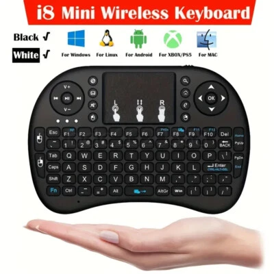 Mini Portable Wireless Keyboard Touchpad USB for Android Smart TV Box PC Laptop- - Image 1 of 4