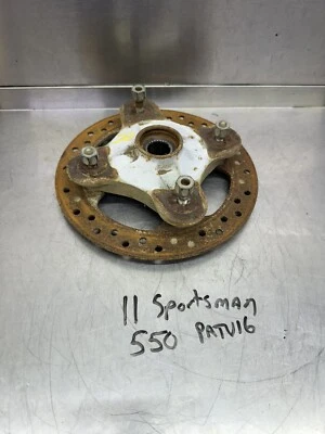 2011 09 10 Polaris Sportsman 550 Efi 4x4 Rear Back Wheel Right Hub Brake Rotor - Image 1 of 3