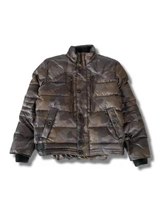 WELLENSTEYN USA men's STARDUST puffy camouflage brown winter Jacket coat STAD466 - Picture 1 of 4