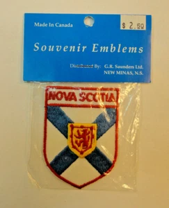 Nova Scotia Wappen Flagge Aufnäher Provinz Kanada Souvenir gesticktes Emblem neu - Bild 1 von 6