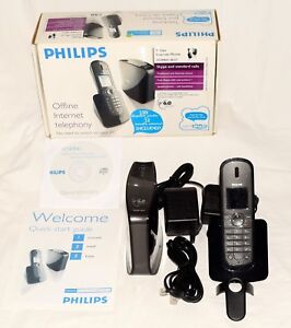 Philips VOIP841 Skype And Landline Wireless DECT 6.0 Telephone In Original Box